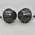 Aprilia 2004-2009 RSV/R Woodcraft Racing Frame Slider Kit - Domed Black Pucks