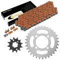 Drive Chain & Sprockets Kit fits Yamaha Breeze 125 YFA1 1989 1990-2004 / Orange