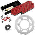 Red O-Ring Drive Chain & Sprockets Kit for Honda CR125R 2004 2005 2006 2007