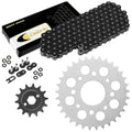 Black O-Ring Drive Chain & Sprockets Kit for Honda CMX250C Rebel 250 1996-2016