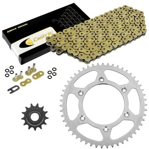 Gold O-Ring Drive Chain & Sprocket Kit for Honda CRF250R 2004-2009