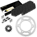 Black O-Ring Drive Chain & Sprockets Kit for Honda XR600R 1991-2000