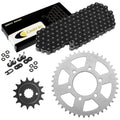 Black O-Ring Drive Chain & Sprockets Kit for Kawasaki ZX-6R ZX-6Rr Ninja 05 06