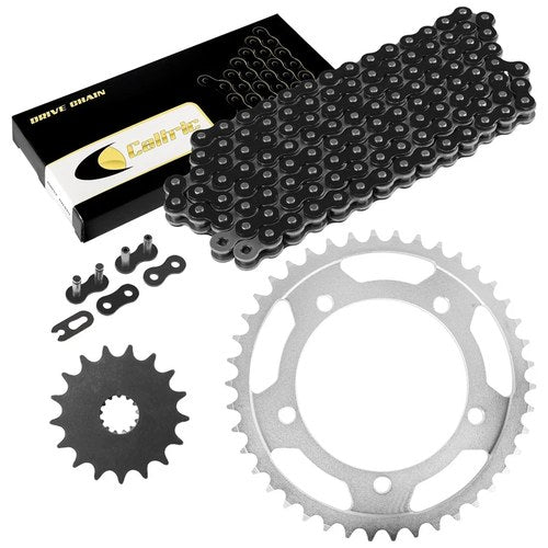 Black Drive Chain And Sprocket Kit for Suzuki GSX-R750 2000-2005