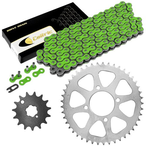 Drive Chain & Sprocket Kit for Kawasaki KZ400 1974 1975 1976 1977 1978 1979 1980
