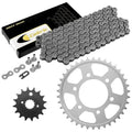 Drive Chain & Sprocket for Kawasaki Gpz550 KZ550D KZ550H KZ550C Ltd 550 Steel