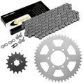 Drive Chain & Sprockets Kit for Yamaha XJ550 Maxim 81-83 XJ550R Seca 82 83 Steel
