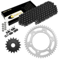 Black O-Ring Drive Chain & Sprockets Kit for Yamaha FZR1000 FZR1000R 1989-1995