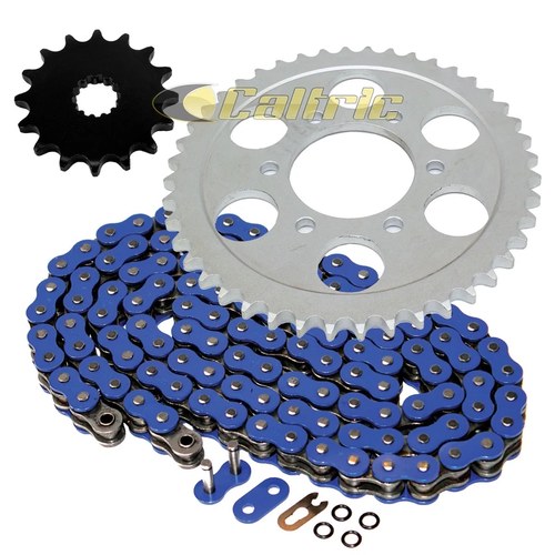 Blue O-Ring Drive Chain & Sprockets Kit for Suzuki GSX-R1100W 1995 - 1998