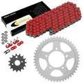 Red O-Ring Drive Chain & Sprockets Kit for Suzuki GSF600 Bandit E28 1995-2004