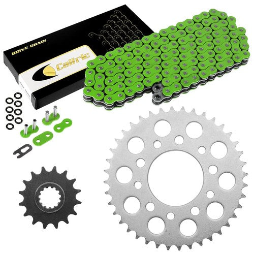 Green O-Ring Drive Chain, Sprockets for Honda VF750C Magna 750 Rc43 1994-2004