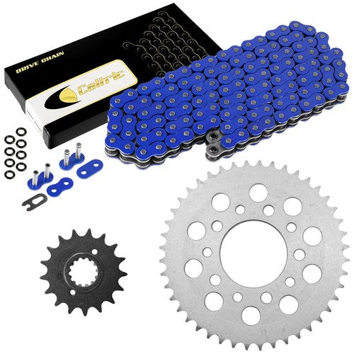 Blue O-Ring Drive Chain & Sprockets Kit For Honda VF750F CB900 CB900F VF1000R