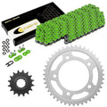 Green O-Ring Drive Chain & Sprockets Kit for Honda CB900F 919 Hornet 2002-2007