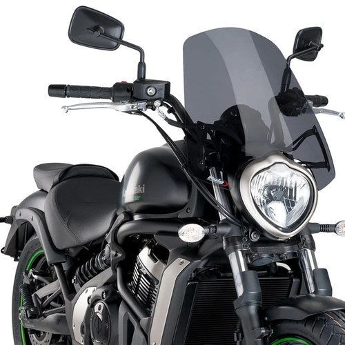 Kawasaki 15-21 EN650 Vulcan S Puig Windscreen Naked New Gen Touring Dark Smoke
