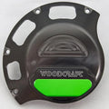 Ducati 2011-2013 Monster 796 Woodcraft Clutch Cover Protector - Green Plate