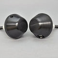 Yamaha 2009-2014 YZF-R1 Woodcraft Racing Frame Slider Kit - Black Domed Pucks