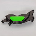 Kawasaki 2024-2025 Ninja 500 Woodcraft Lhs Stator Cover Protector - Green Plate