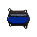 Ducati 2019-2023 Hypermotard 950 Woodcraft Water Pump Protector - Blue Plate