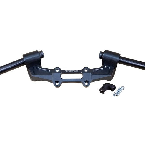 Yamaha 2021-2024 MT-07 Woodcraft Clipon Adapter Plate With Black Bars