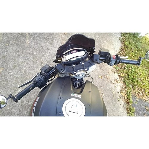 Ducati 2009-2013 Monster 1100 / S / Evo Woodcraft Clipon Adapter Plate - 35mm