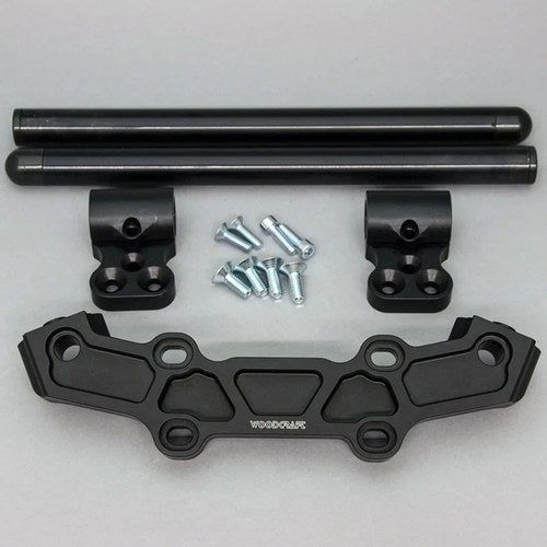 Yamaha 2022-2023 XSR900 Woodcraft Racing Clipon Bar Adapter Plate 1.5" Mount
