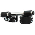 Woodcraft Racing 36mm 3 Piece Clipon Handlebar Kit With 1" Inch Rise - Silver