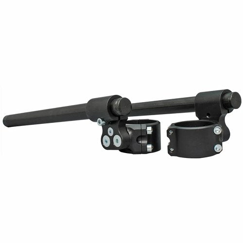 Woodcraft Racing 48mm 3 Piece Clipon Handlebar Kit With 1.5" Inch Rise - Black