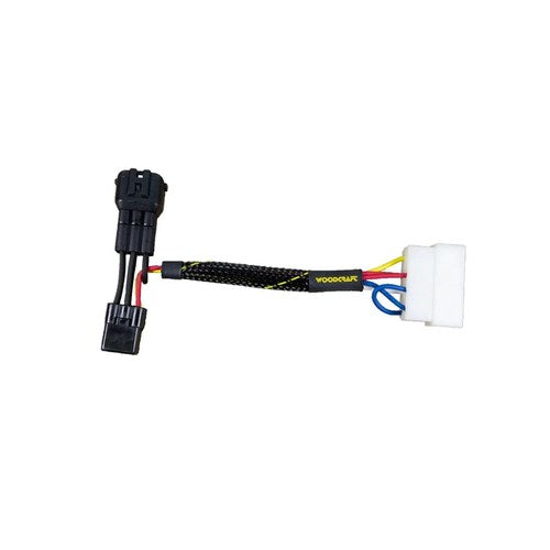 Kawasaki 2006-2008 Ninja 650R Woodcraft Racing Key Switch Elimination Harness