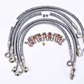 Suzuki 1982-84 GS 550 E / ES /ESE Antidive Gbrakes Front Brake Line Kit -5 Lines