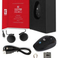 Uclear Amp GO2 Bluetooth Communicator - Upto 800/YARDS Range & 12 Hour Battery