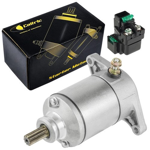 Starter & Relay Solenoid for Suzuki LT-F400 LT-F400F Eiger 2X4 4X4 Man 2002-2007