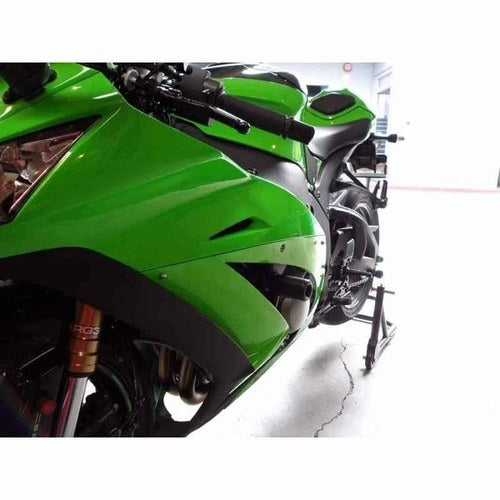 Kawasaki ZX10R 2011-2015 Shogun Standard Black No Cut Frame Sliders