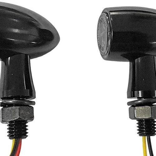 Harley Davidson Harddrive LED Turn Signal Black Amber W/SMOKED Lens