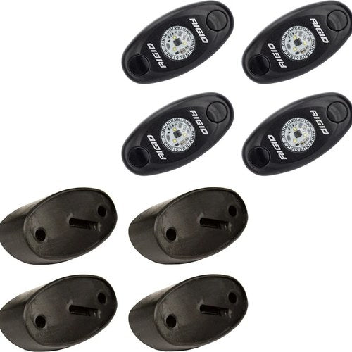 Rigid Industries LED Rock Light Kit PN: 400213 - 4 Lights - Red