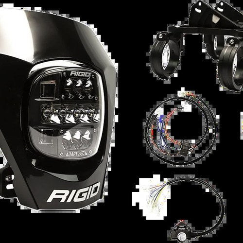 Rigid Industries Adapt XE Extreme Enduro LED Moto Light Kit - Black