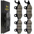 Front Rear Brake Pads for Kawasaki EX250 Ninja 250R 2008 2009 2010 2011 2012
