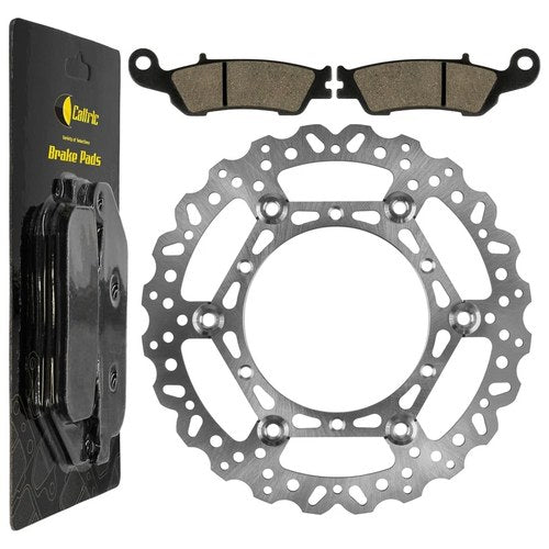 Front Brake Disc w/Pads for Yamaha YZ125 YZ250 YZ250F 2008-2016 / YZ250X 2016