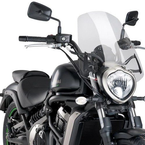 Kawasaki 2015-2021 EN650 Vulcan S Puig Windscreen Naked New Gen Touring Clear