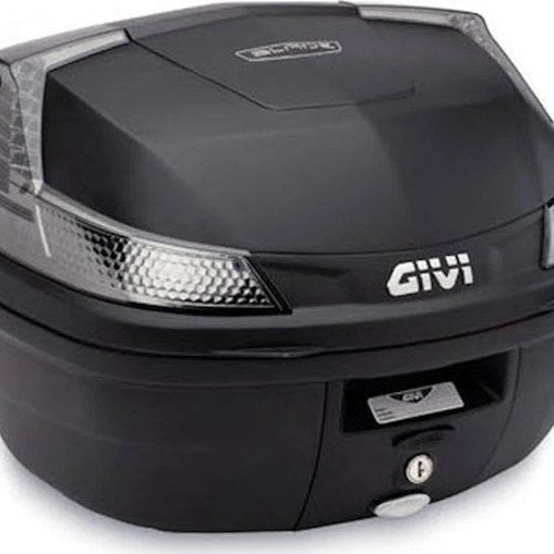37 Liter Monolock Top Case Topcase Matte Black / Smoke Lenses - Tech B37NTA