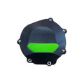 Suzuki 2017-2021 Gsxr 1000 Woodcraft Uhmw Stator Cover Protector - Green Plate