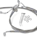 DS Braided Brake Line Kit Front +6" Harley Davidson Electra Glide/Street Glide