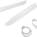 UFO Fork Tube Protectors White for Kawasaki KX500/KX250 2-Stroke/KX125 1996-2003