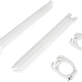 UFO Fork Tube Protectors White for Kawasaki KX500/KX250 2-Stroke/KX125 1991-1993