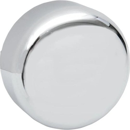 DS Round Horn Cover Smooth Chrome Harley Davidson #144053