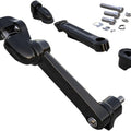 Ciro Adjustable Passenger Comfort Peg Mounts Black #60220 Harley Davidson