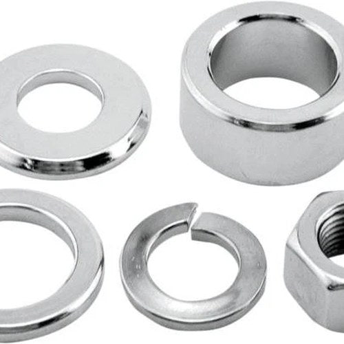 Colony Axle Spacer/Nut Kit Front Chrome #2028-5 Harley Davidson Sportster/Dyna