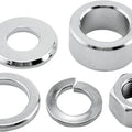 Colony Axle Spacer/Nut Kit Front Chrome #2028-5 Harley Davidson Sportster/Dyna