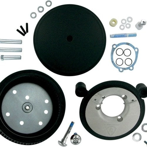 Arlen Ness Big Sucker Stage 2 Air Cleaner Kit With Cover Std Filter Black 18-820
