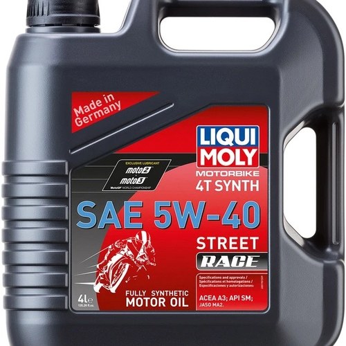 Liqui Moly Motorbike Street Race Motor Oil 4T Synth 4 Liter 5W-40