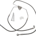 DS Braided Brake Line Kit Non-ABS Front +6" Harley Davidson #143681